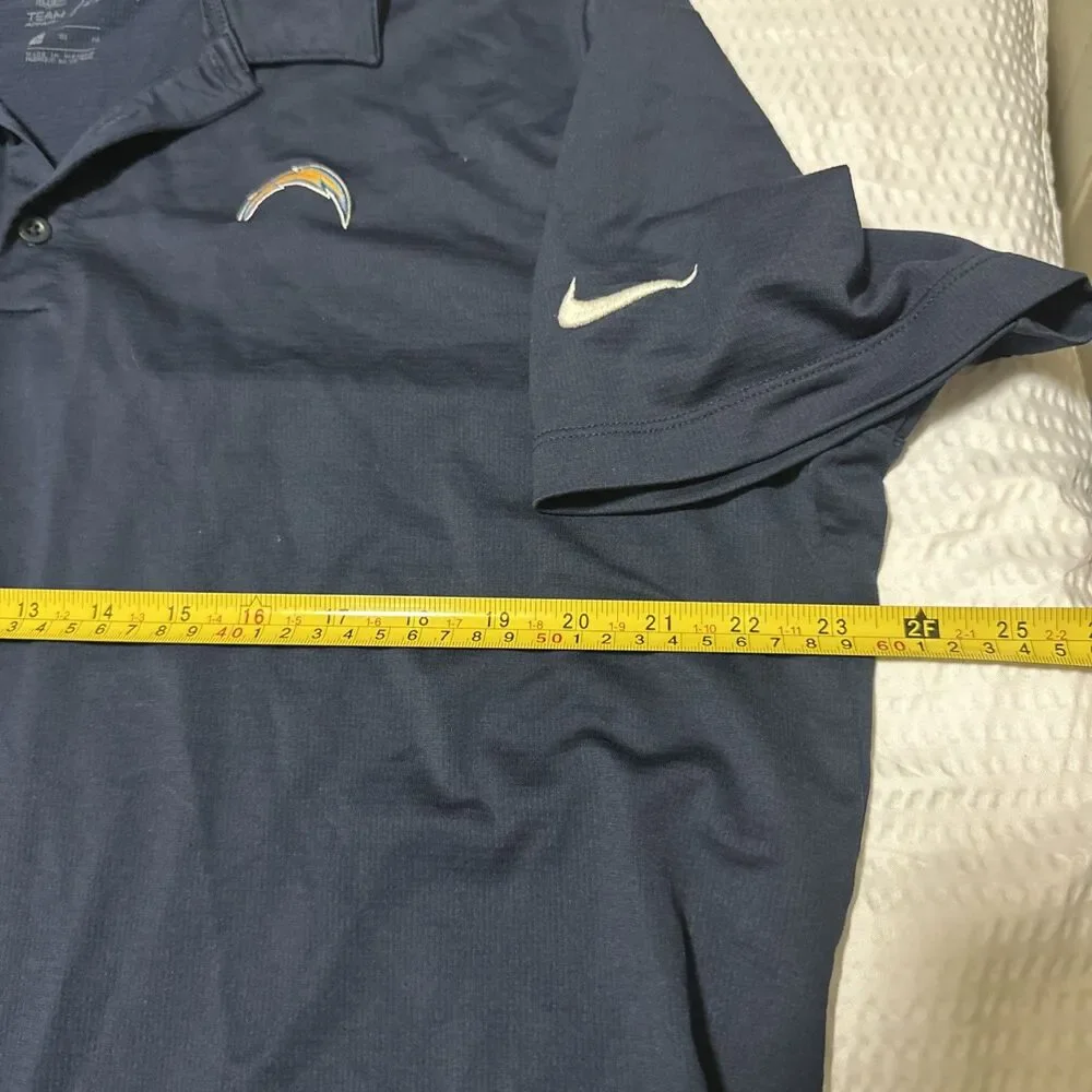 Los Angeles Chargers Nike NFL On Field Apparel Dri-Fit Polo Men's Navy Size XL